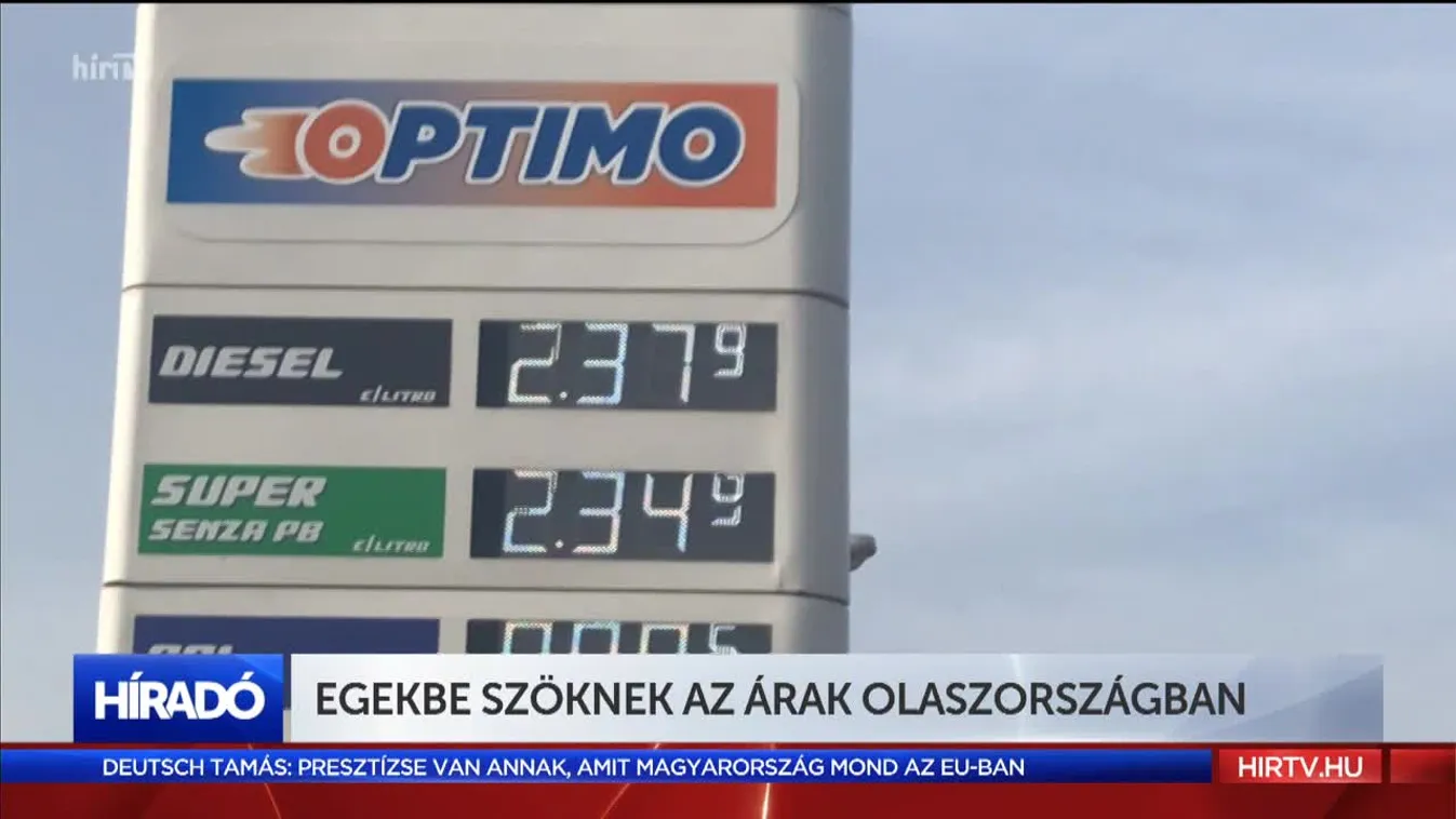 Egekbe szöknek az árak Olaszországban