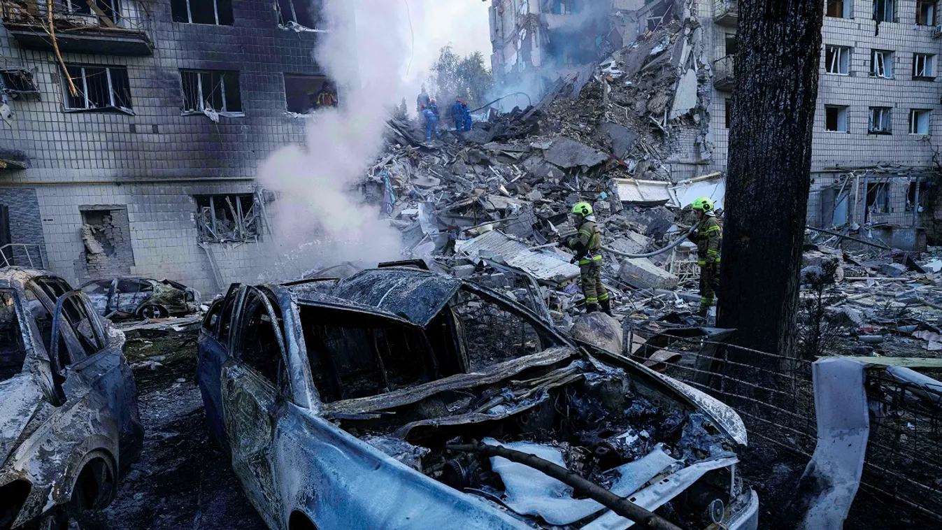 Szörnyű napra ébredt Ukrajna – kegyetlen pusztítást végeztek az orosz csapások