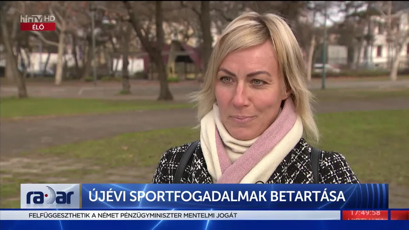 Radar - Újévi sportfogadalmak betartása