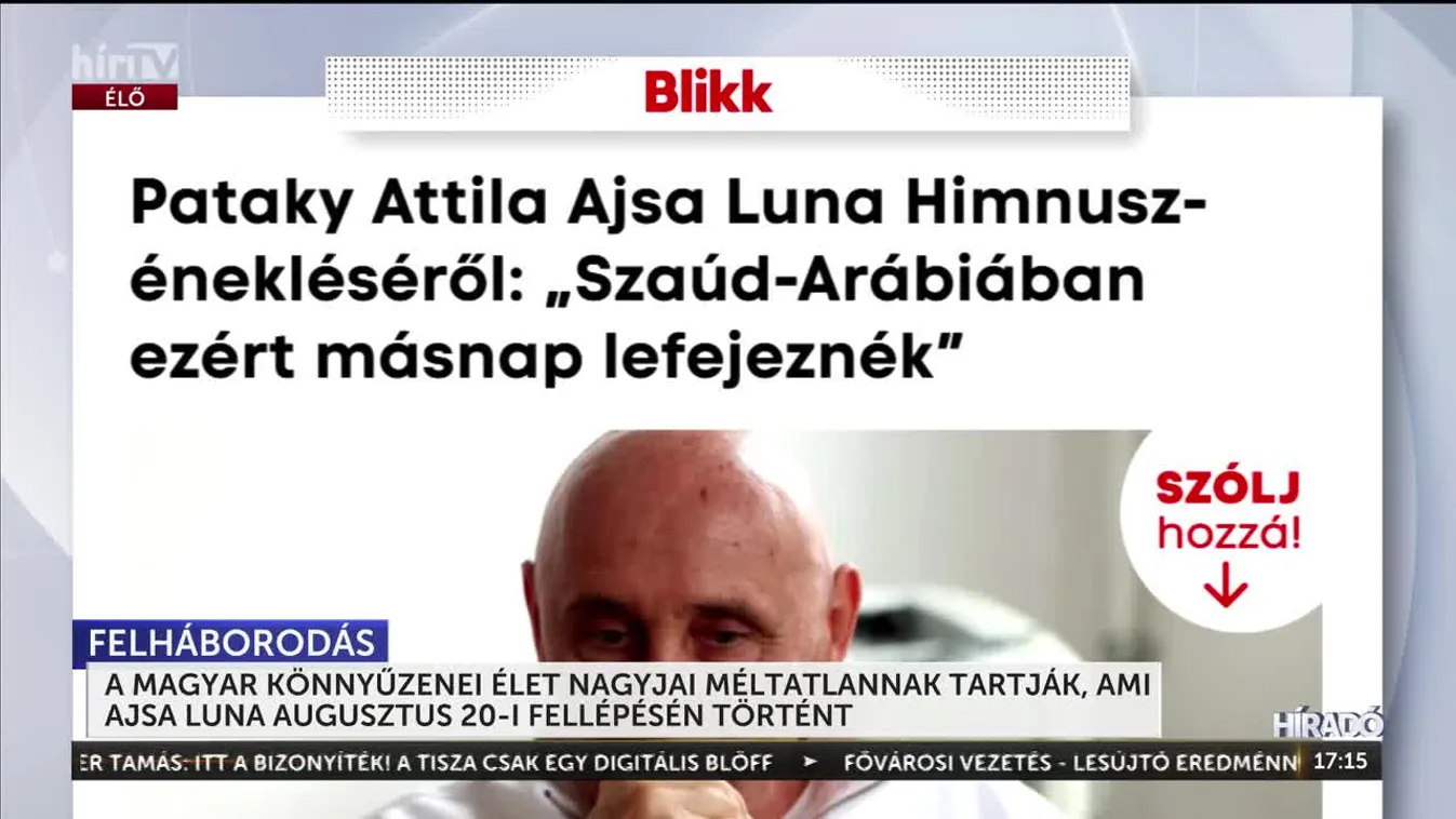 Cigarettával a kezében, ülve énekelte a himnuszt augusztus 20-án a Műegyetem Rakparton Ajsa Luna + videó