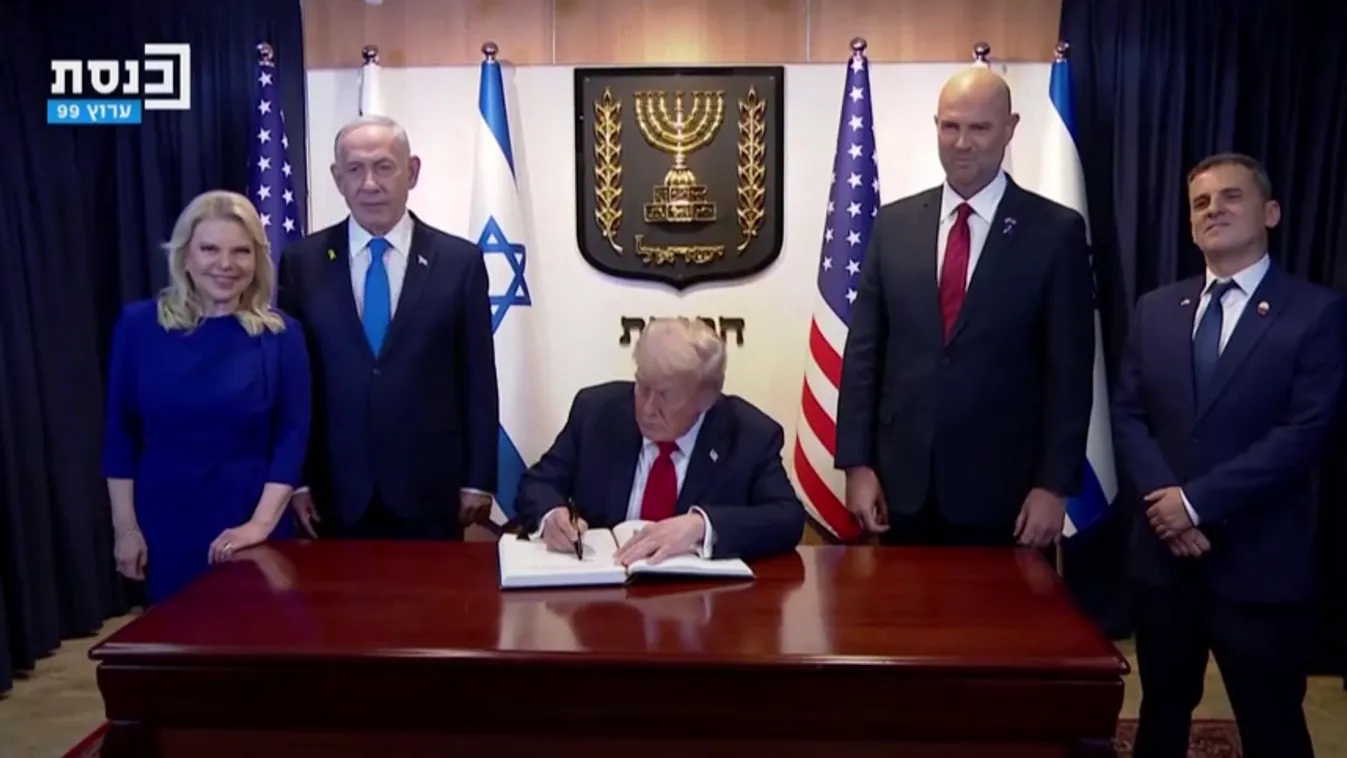 Az EU legfőbb tisztviselői is üdvözlik az amerikai elnök béketeremtő erőfeszítéseit a Közel-Keleten  + videó