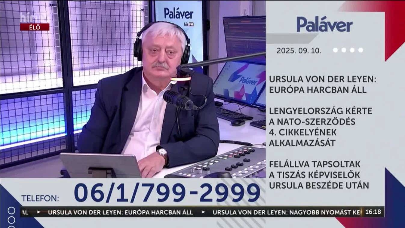 Paláver - Ursula von der Leyen: Európa harcban áll + videó