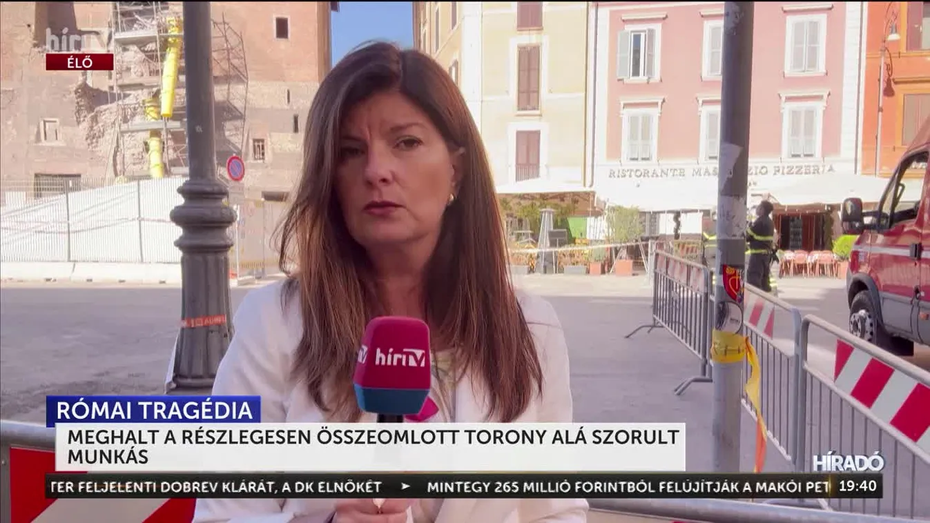 Tíz órás küzdelem egy életért – A római Torre dei Conti tragédiája + videó