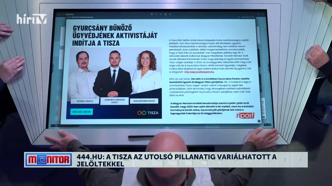 Monitor - Heves indulatok kísérték Magyar Péter jánoshalmai fórumát