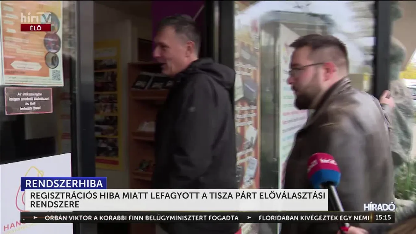 REGISZTRÁCIÓS HIBA MIATT LEFAGYOTT A TISZA PÁRT ELŐVÁLASZTÁSI RENDSZERE