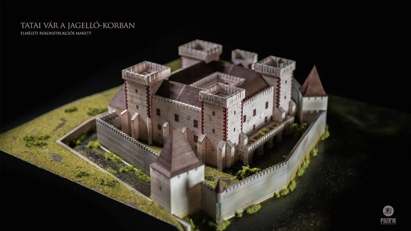 A szemünk előtt elevenedhet meg, milyen volt fénykorában a Tatai vár + videó