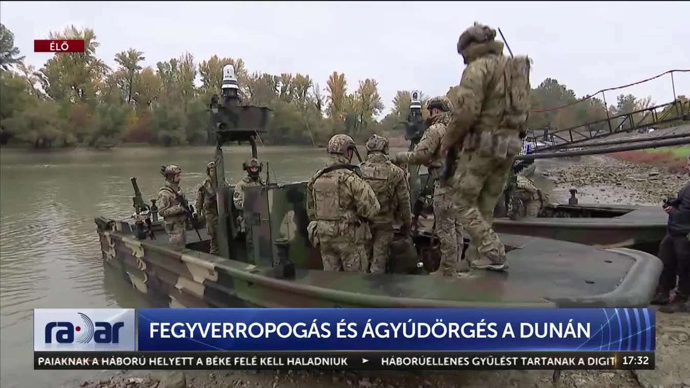 Iron Cat 2025: Dróntámadásokat és tűzharcot szimulált a magyar és szerb haderő a Dunán + videó