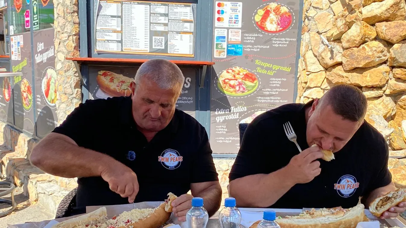 Fekete Laciék brutális gyros-csatája: Elpusztítják az óriási kiflit, vagy ez lesz a végzetük + videó