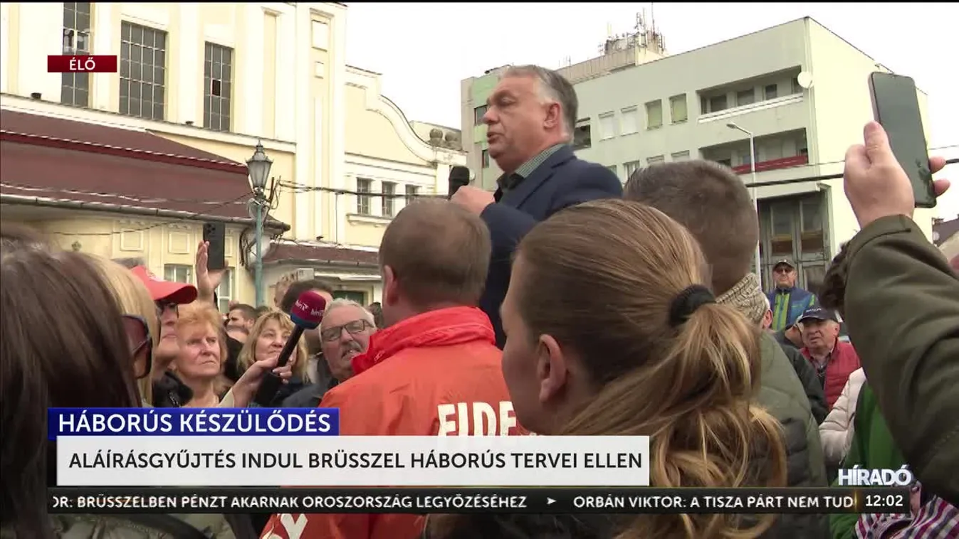 A magyarok ereje Brüsszel ellen: A kormány aláírásgyűjtéssel védi meg a békét a háborús tervektől + videó