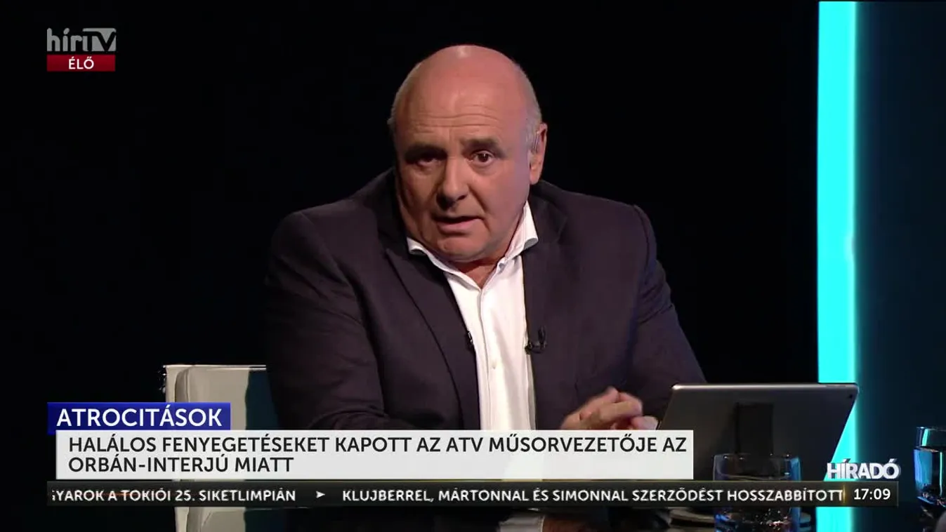 Halálos fenyegetéseket kapott az ATV műsorvezetője az Orbán-interjú miatt
