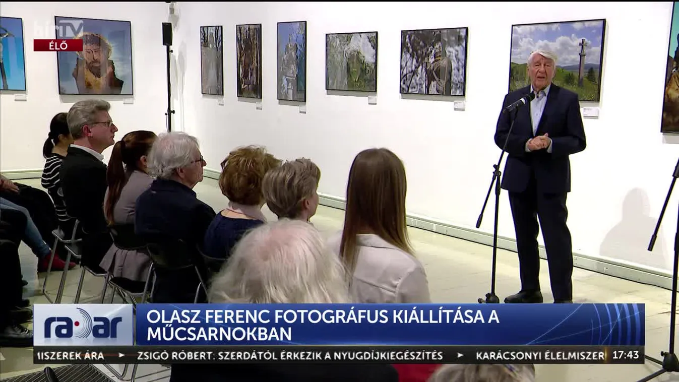 Radar - OLASZ FERENC FOTOGRÁFUS KIÁLLÍTÁSA A MŰCSARNOKBAN
