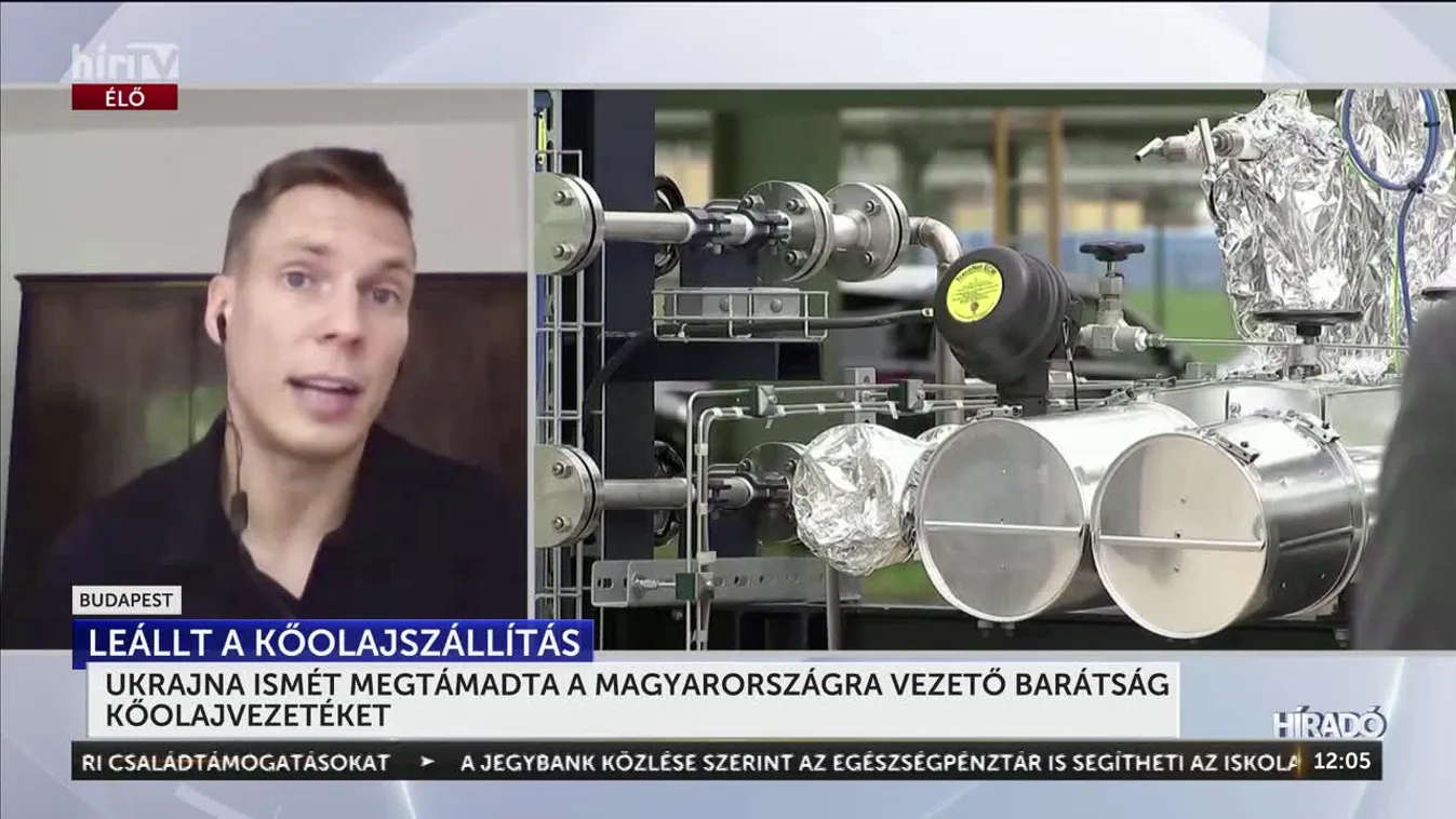 Hortay Olivér - Politikai nyomásgyakorlás a Barátság kőolajvezeték ismételt megtámadása + videó