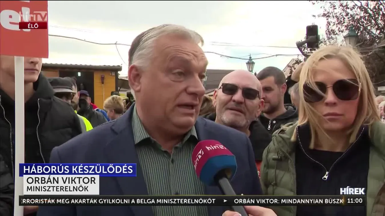 Nem a brüsszeli palotákban, a pesterzsébeti piacon dől el a béke sorsa: Orbán Viktor a néphez fordult