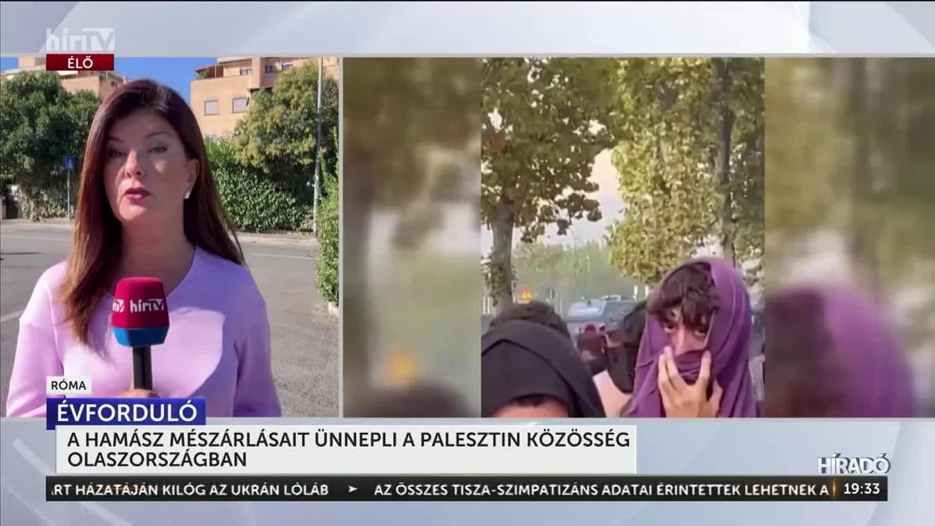 Nyílt terrorünneplés Bolognában: Palesztin fiatalok éltetik a Hamász mészárlásait! + videó
