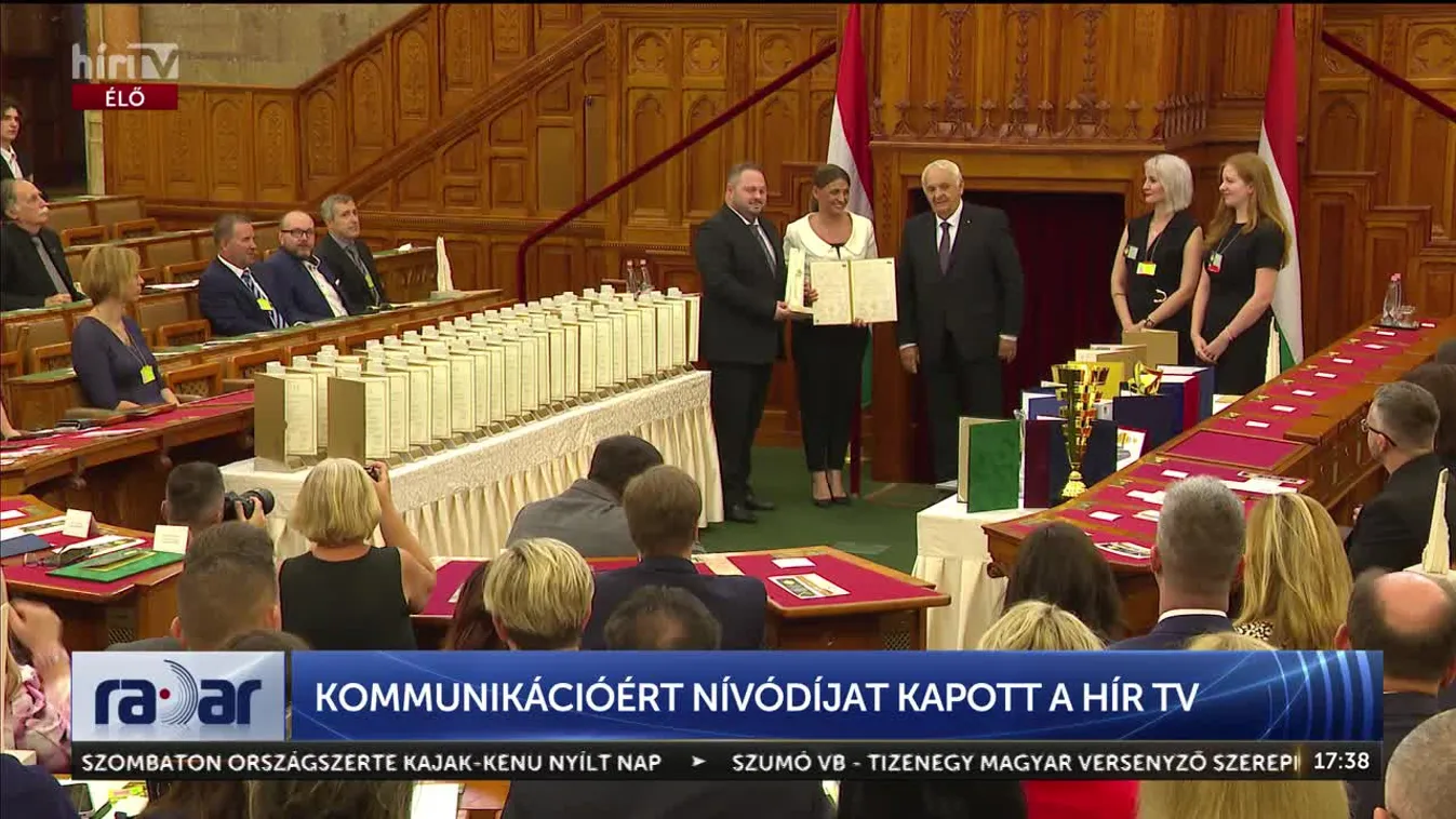 Radar -  A kommunikációért nívódíj elismerő címet érdemelte ki a Hír Tv + videó