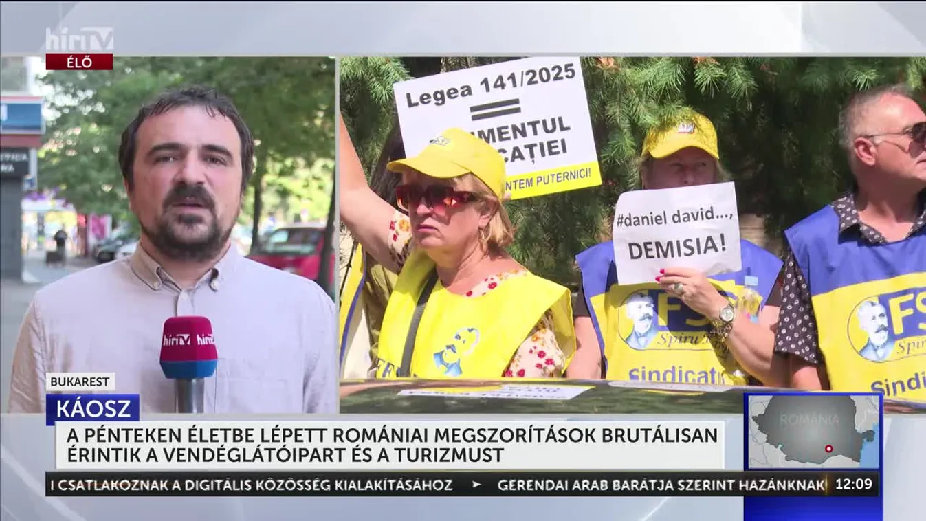 Romániában életbe léptek az első deficitcsökkentő csomag megszorító intézkedései + videó
