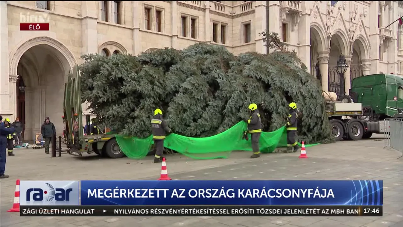 Radar – Megérkezett a Kossuth térre az ország karácsonyfája