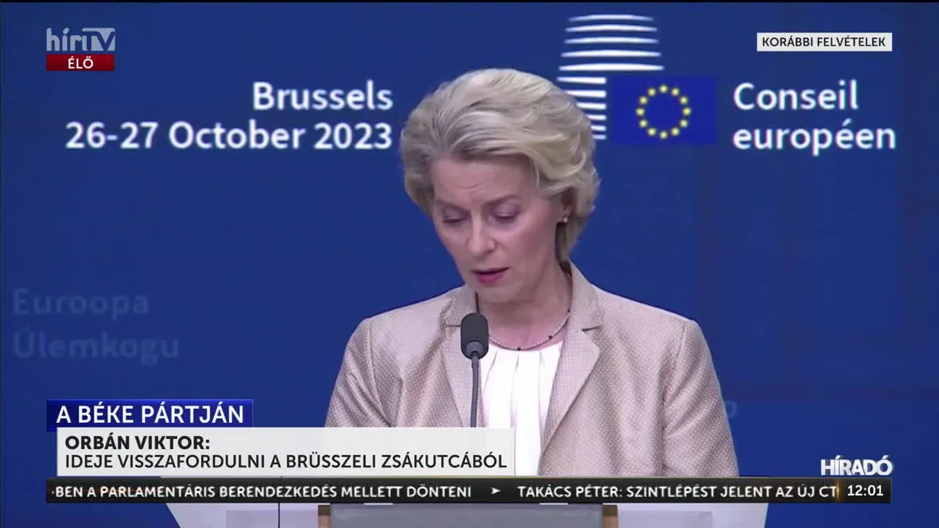 TOVÁBBI 135 MILLIÁRD EURÓT UTALNA UKRAJNÁNAK URSULA VON DER LEYEN
