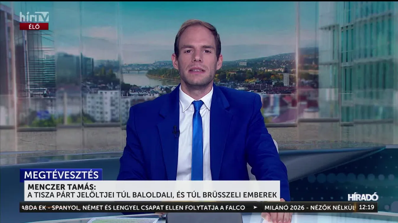 Menczer Tamás: A Tisza Párt jelöltjei túl baloldali, és túl brüsszeli emberek