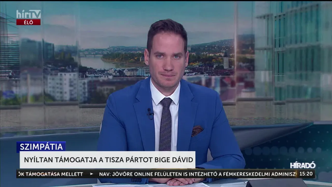 NYÍLTAN TÁMOGATJA A TISZA PÁRTOT BIGE DÁVID