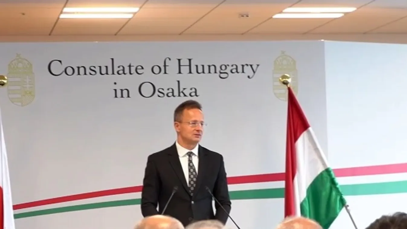 Szijjártó Péter: Magyar konzulátus nyílt Oszakában, japán egyik legfontosabb gazdasági központjában  + videó