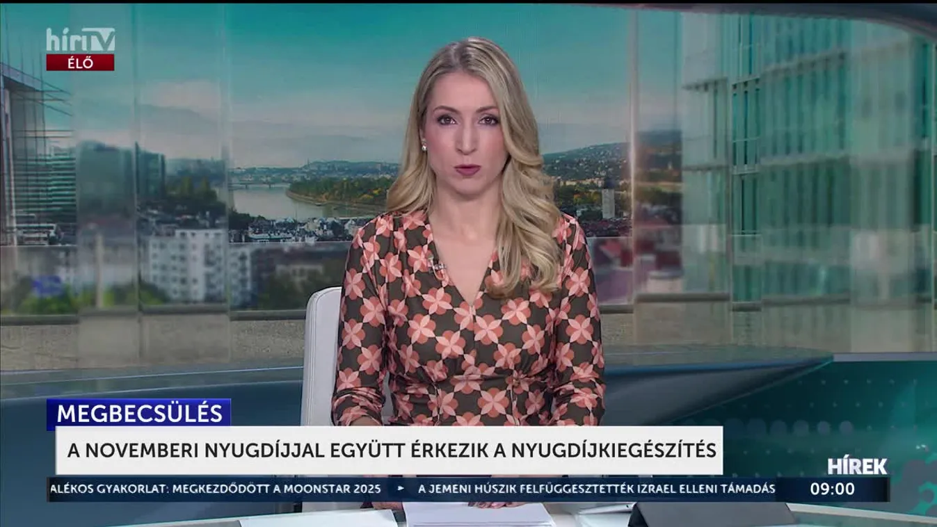 A NOVEMBERI NYUGDÍJJAL EGYÜTT ÉRKEZIK A NYUGDÍJKIEGÉSZÍTÉS