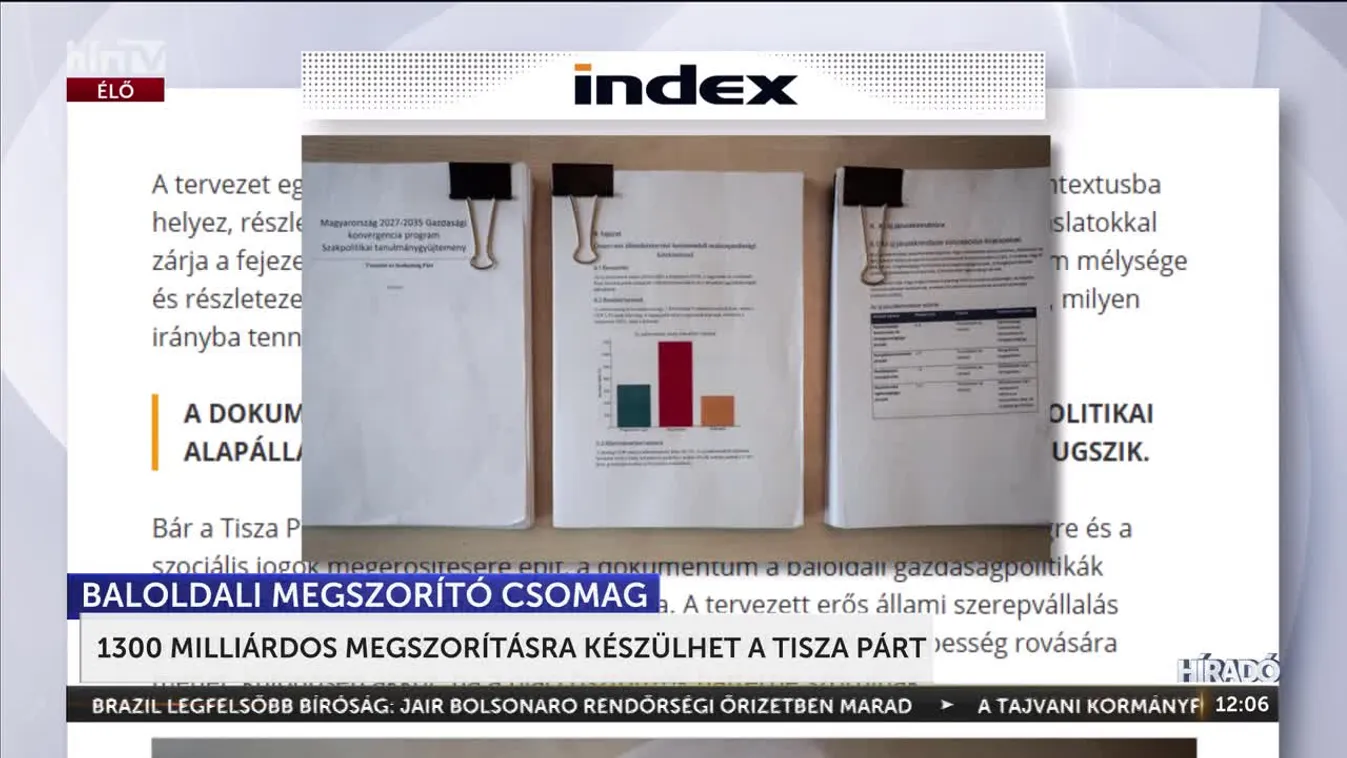 1300 MILLIÁRDOS MEGSZORÍTÁSRA KÉSZÜLHET A TISZA PÁRT