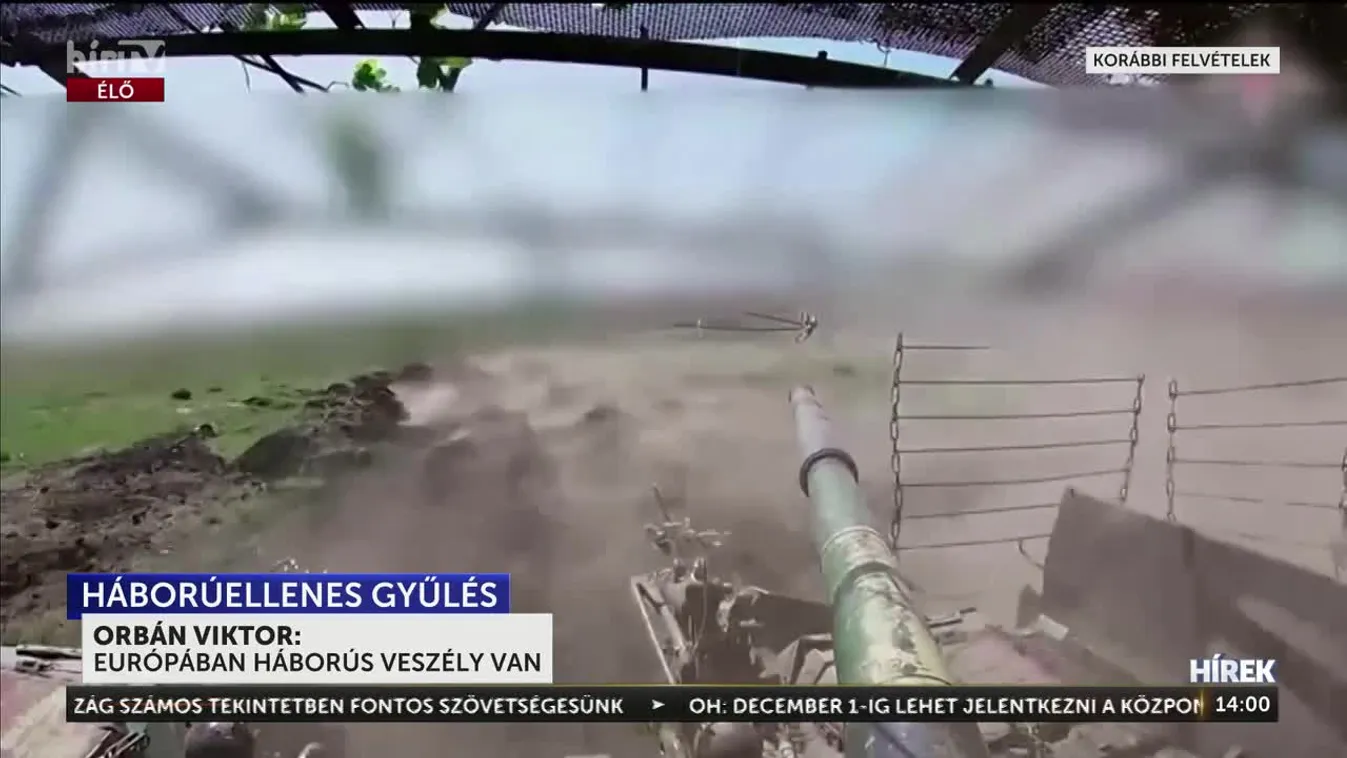 Orbán Viktor: Európában háborús veszély van