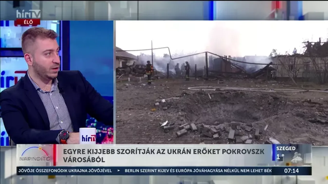 Háború Ukrajnában – Egyre kijjebb szorítják az ukrán erőket Pokrovszk városából