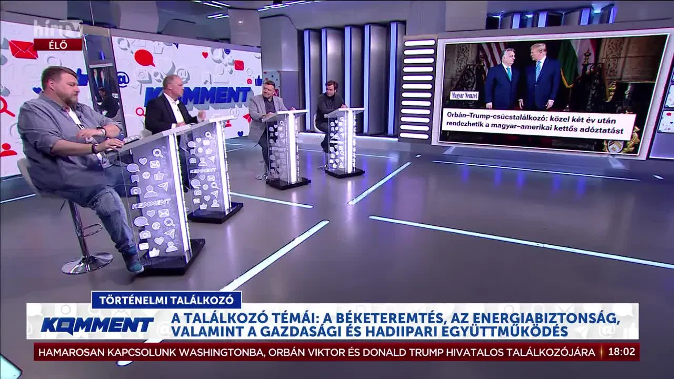 Komment - Történelmi találkozó Washingtonban  + videó