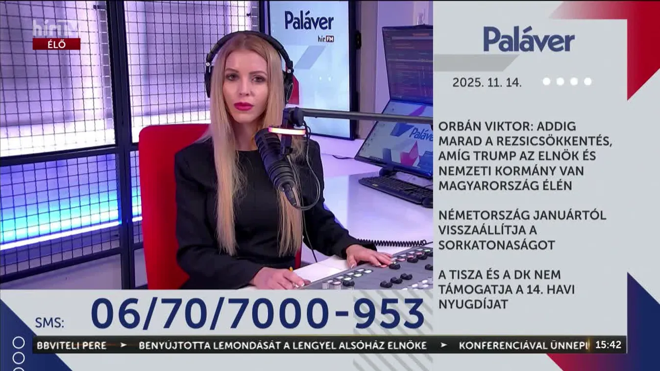 Paláver – A Tisza és a DK nem támogatja a 14. havi nyugdíjat