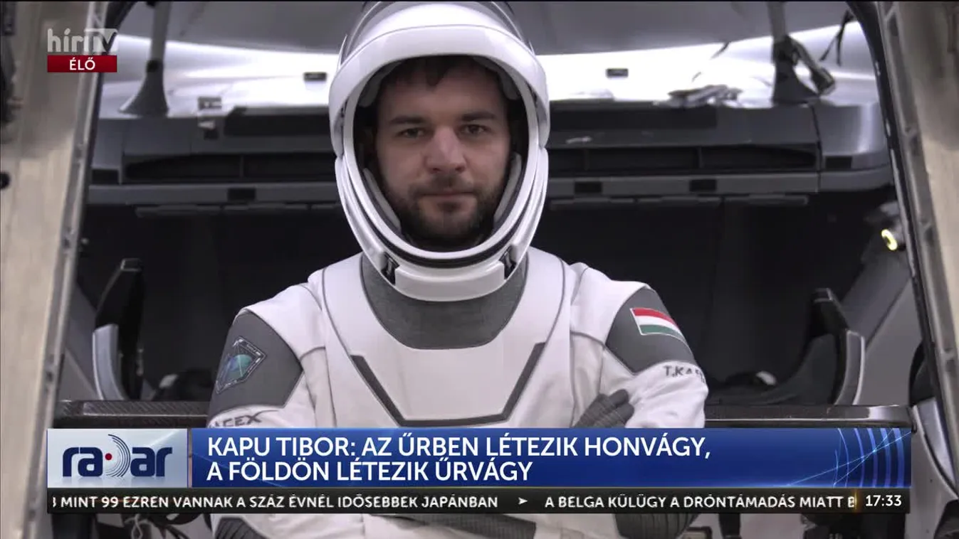 Radar - Kapu Tibor: az űrben létezik honvágy, a földön meg űrvágy + videó