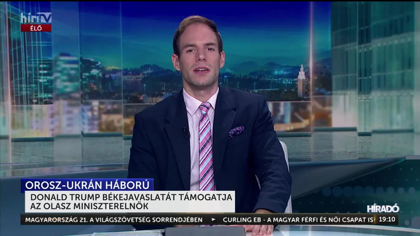 DONALD TRUMP BÉKEJAVASLATÁT TÁMOGATJA AZ OLASZ MINISZTERELNÖK