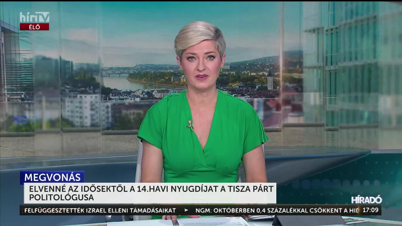 ELVENNÉ AZ IDŐSEKTŐL A 14.HAVI NYUGDÍJAT A TISZA PÁRT POLITOLÓGUSA