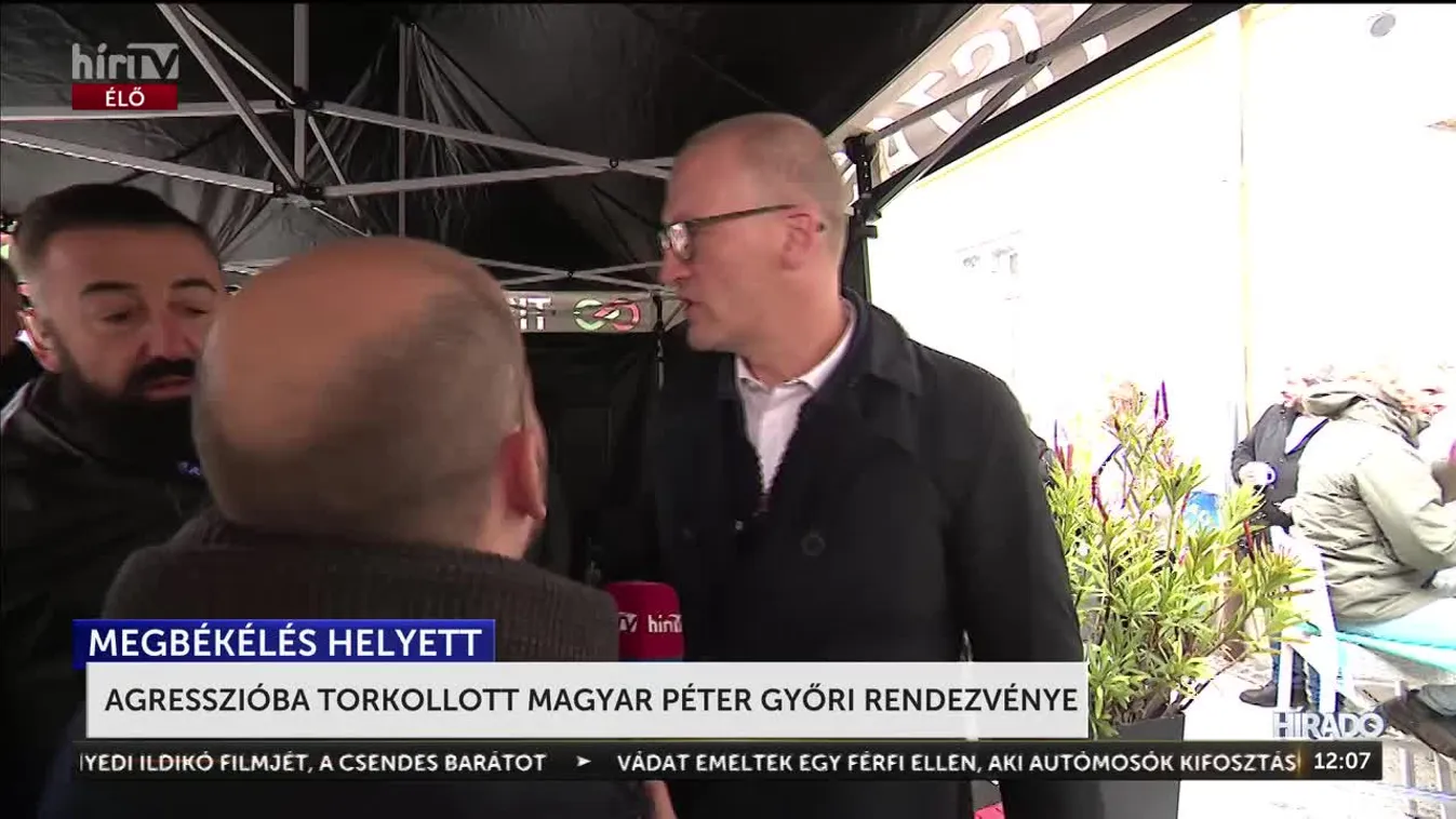 Magyar Péter a megbékélés jegyében hirdetett pártrendezvényt Győrbe