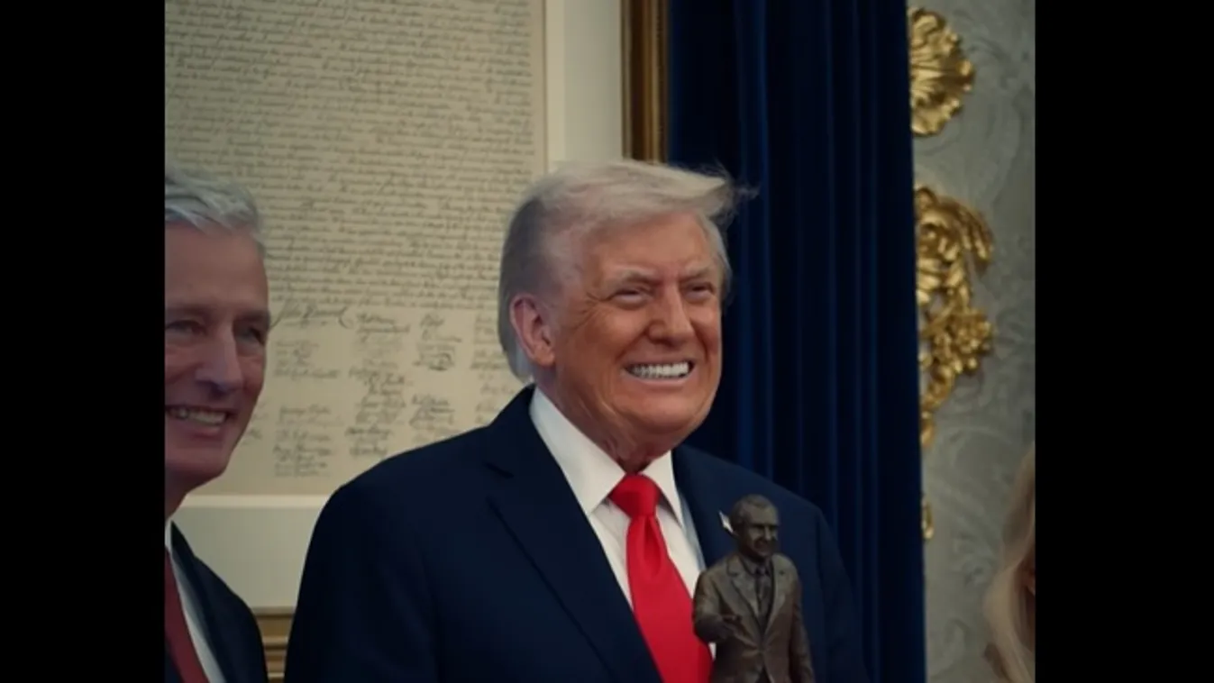 Békedíjat vett át Donald Trump + videó