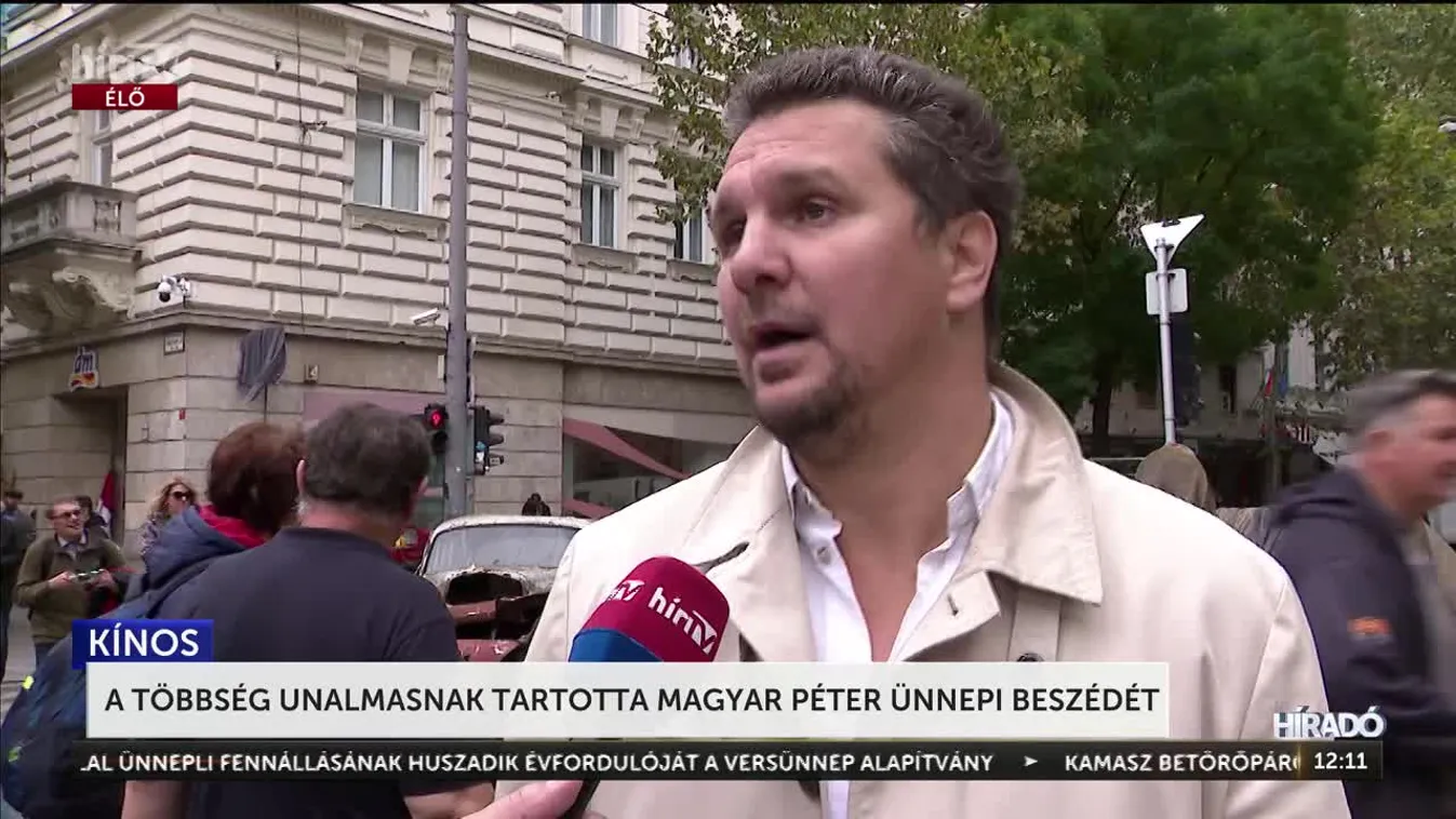 Magyar Péter október 23-i beszéde unalmas, hosszú és kínos volt + videó