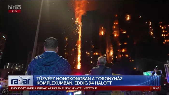 Hongkongi pokol: 94 halott a tűzvészben