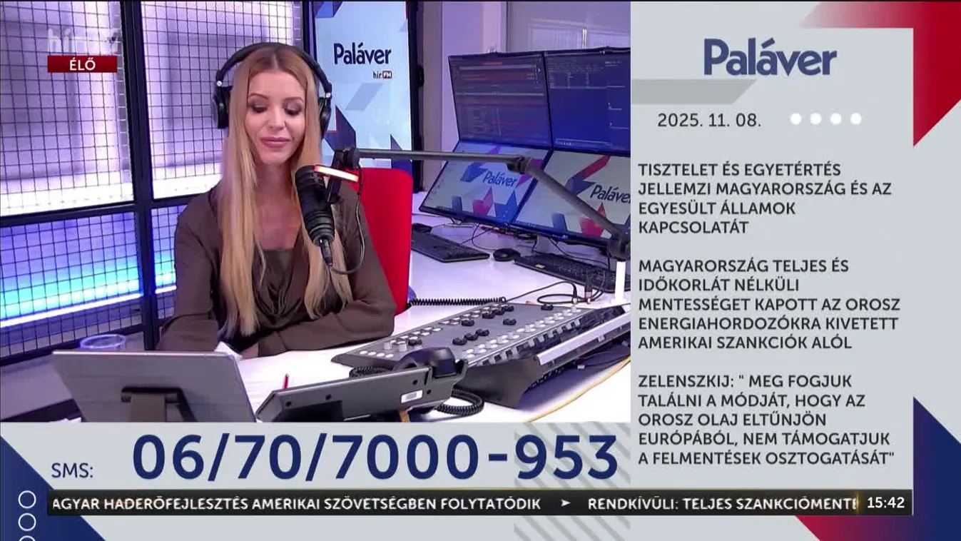 Paláver - Tisztelet és egyetértés jellemzi Magyarország és az Egyesült Államok kapcsolatát