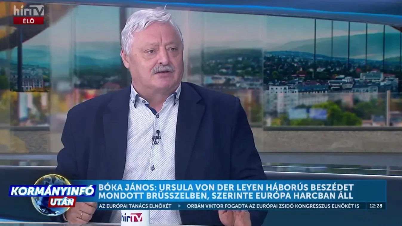 Kormányinfó után – Bóka János: Ursula von der Leyen háborús beszédet mondott Brüsszelben, szerinte Európa harcban áll + videó