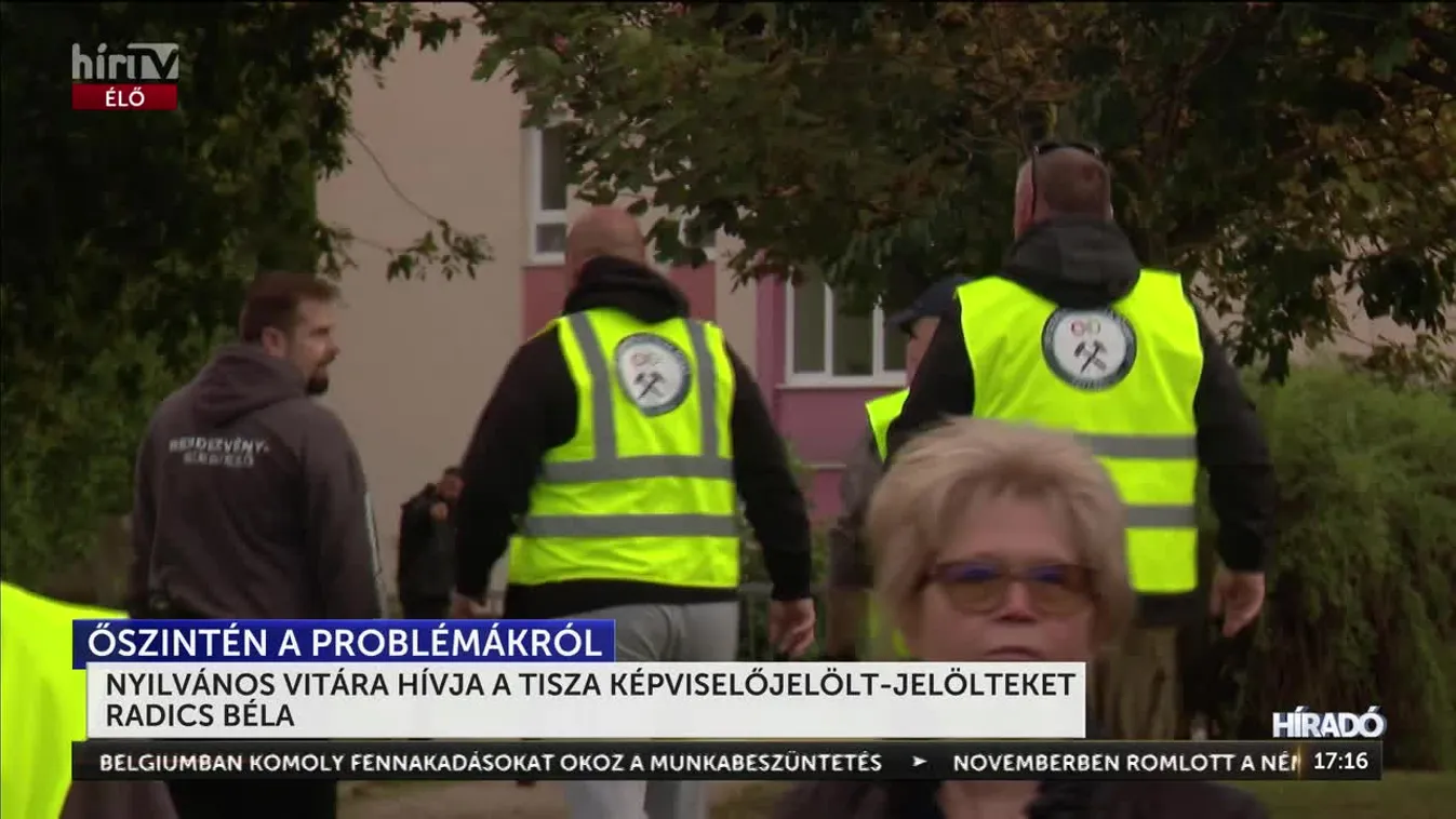 NYILVÁNOS VITÁRA HÍVJA A TISZA KÉPVISELŐJELÖLT-JELÖLTEKET RADICS BÉLA