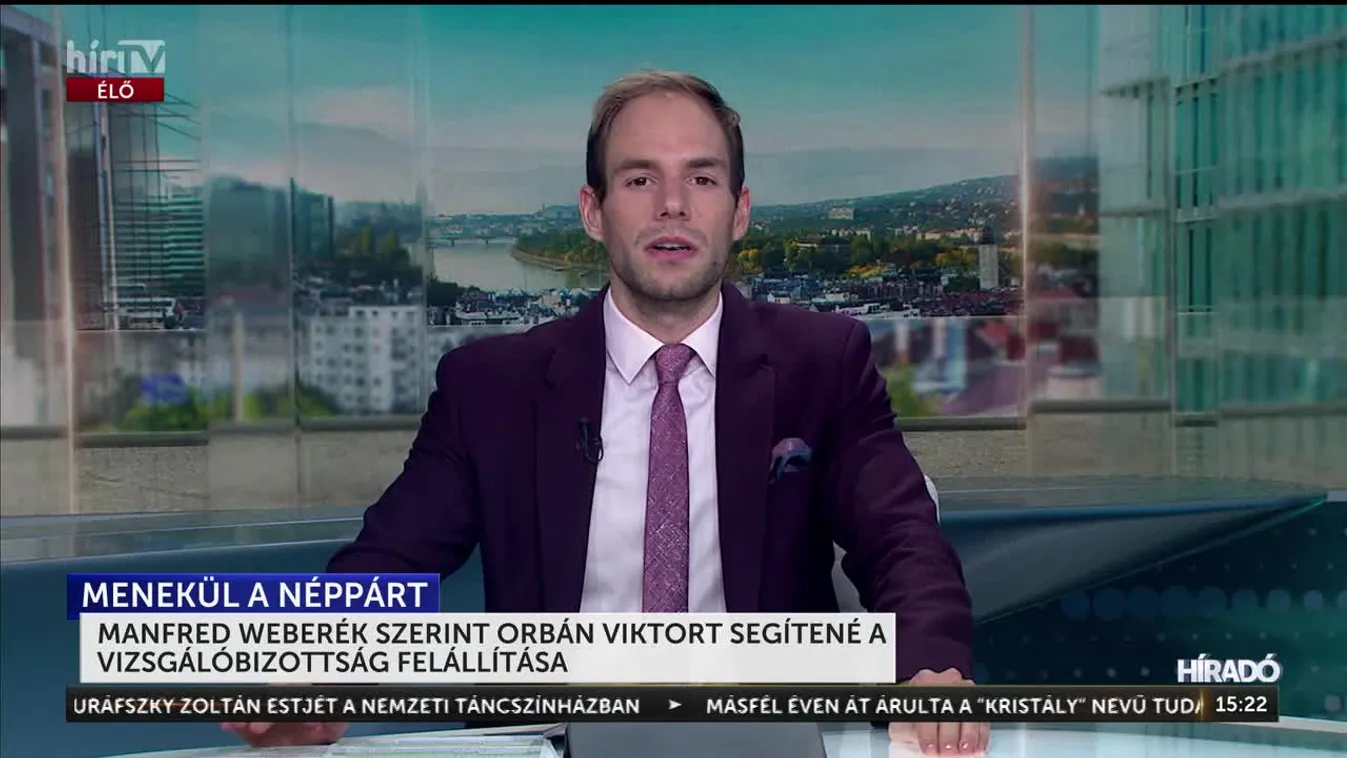 MANFRED WEBERÉK SZERINT ORBÁN VIKTORT SEGÍTENÉ A VIZSGÁLÓBIZOTTSÁG FELÁLLÍTÁSA