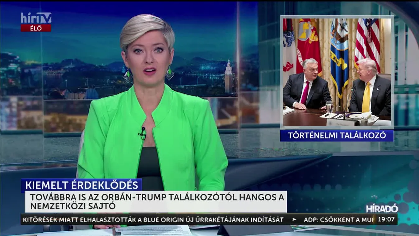 TOVÁBBRA IS AZ ORBÁN-TRUMP TALÁLKOZÓTÓL HANGOS A NEMZETKÖZI SAJTÓ