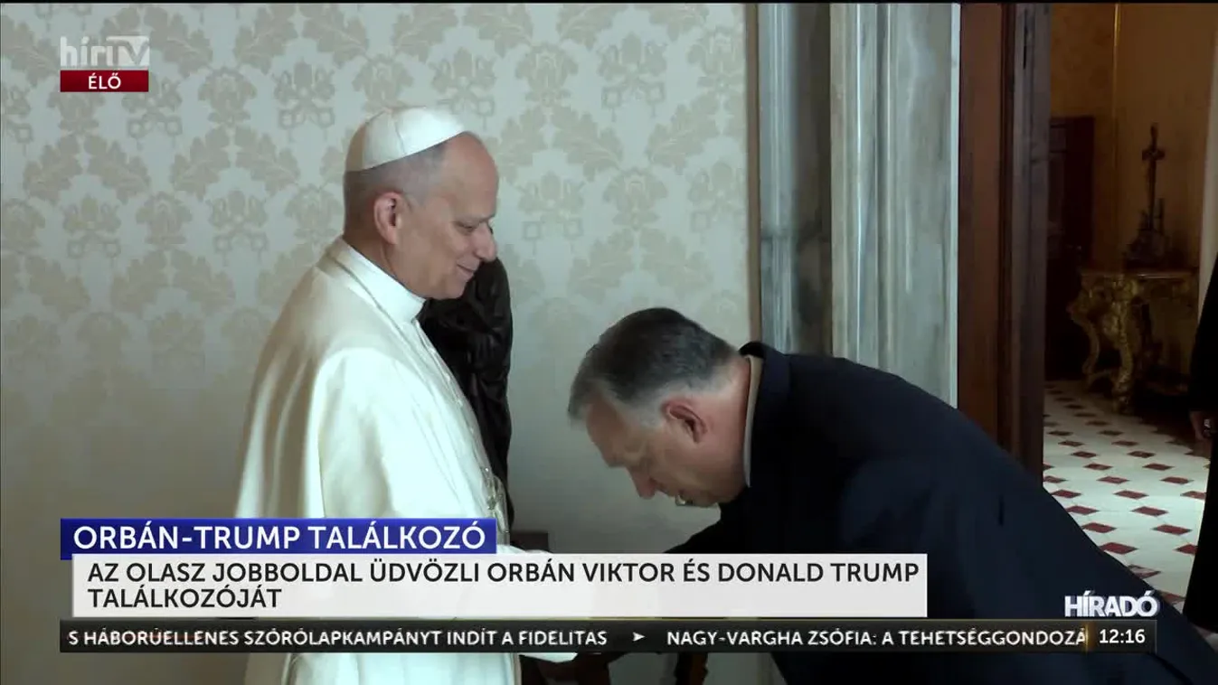 AZ OLASZ JOBBOLDAL ÜDVÖZLI ORBÁN VIKTOR ÉS DONALD TRUMP TALÁLKOZÓJÁT