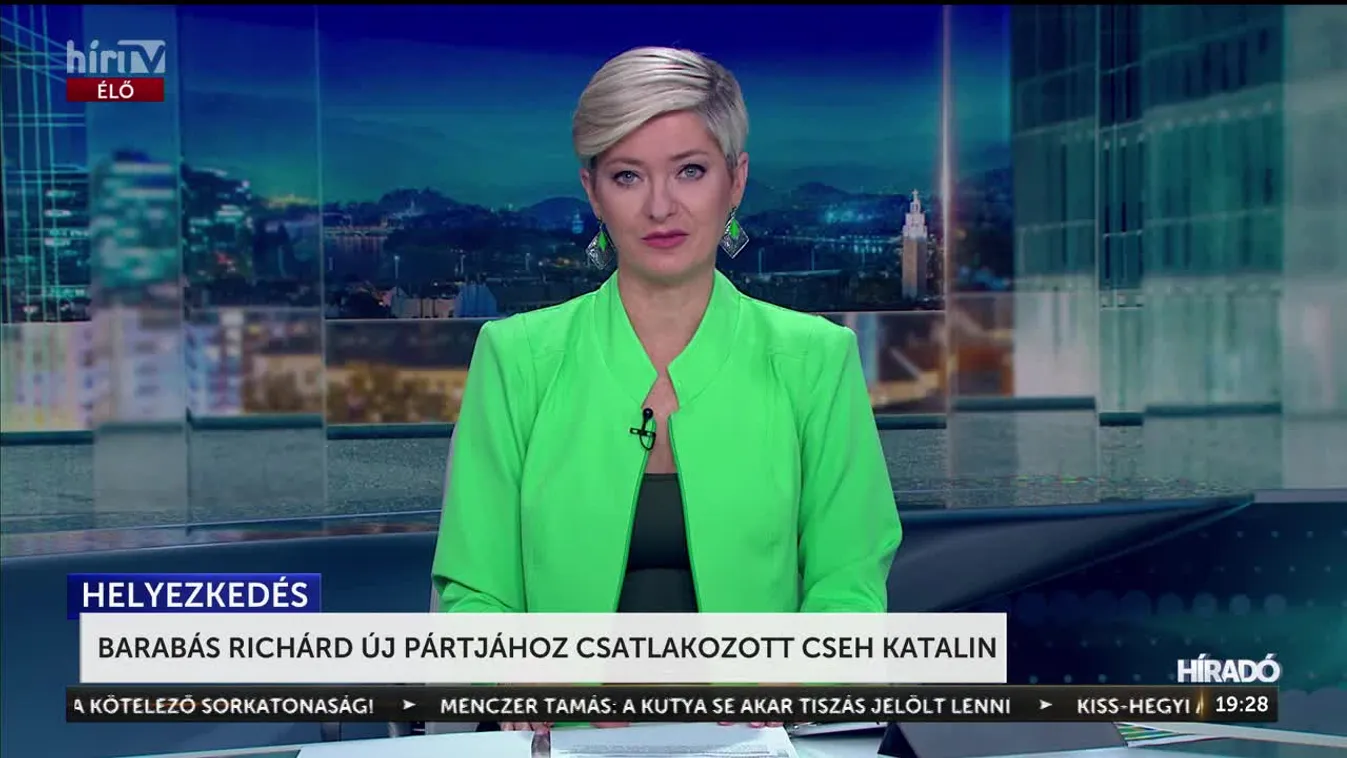 BARABÁS RICHÁRD ÚJ PÁRTJÁHOZ CSATLAKOZOTT CSEH KATALIN