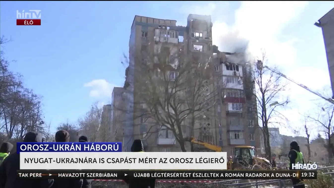 NYUGAT-UKRAJNÁRA IS CSAPÁST MÉRT AZ OROSZ LÉGIERŐ