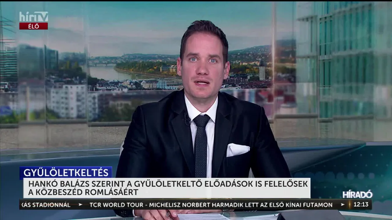 HANKÓ BALÁZS SZERINT A GYŰLÖLETKELTŐ ELŐADÁSOK IS FELELŐSEK A KÖZBESZÉD ROMLÁSÁÉRT