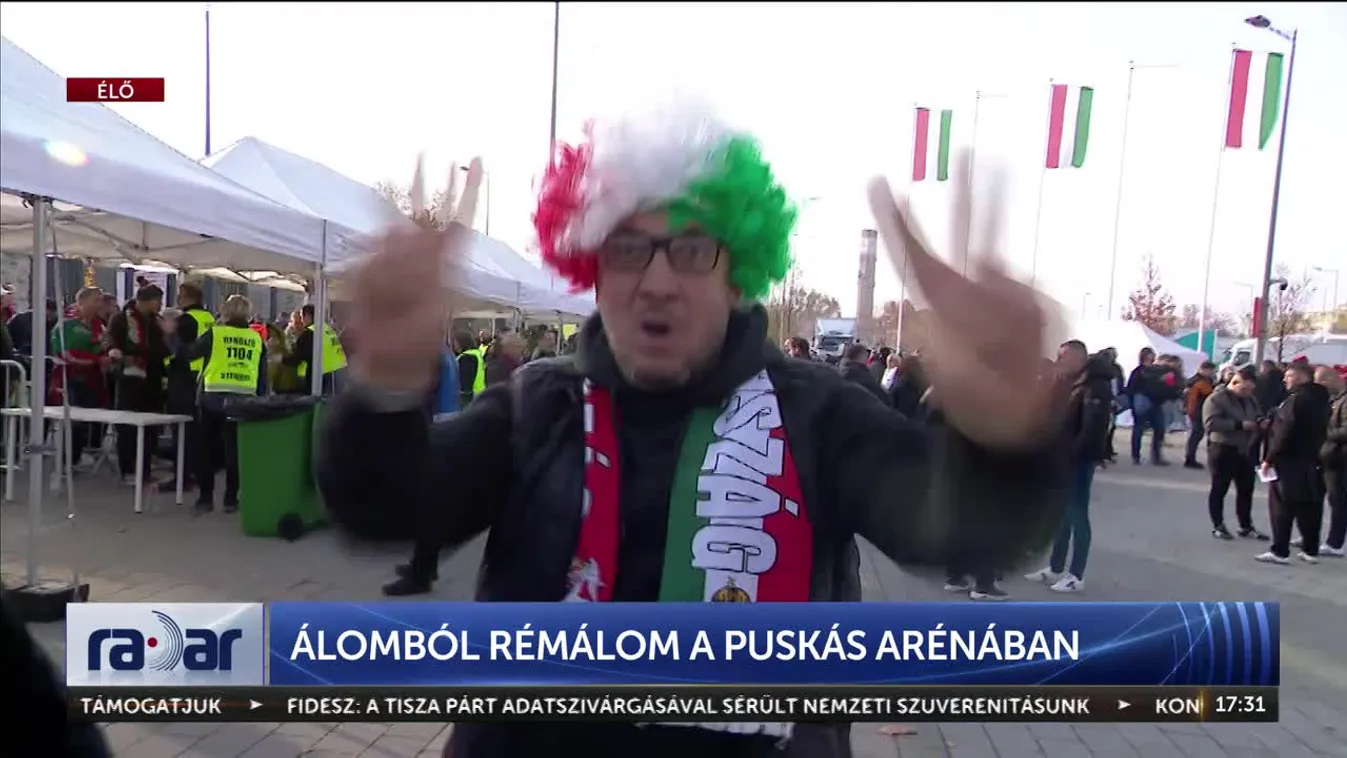 Radar - ÁLOMBÓL RÉMÁLKOM A PUSKÁS ARÉNÁBAN