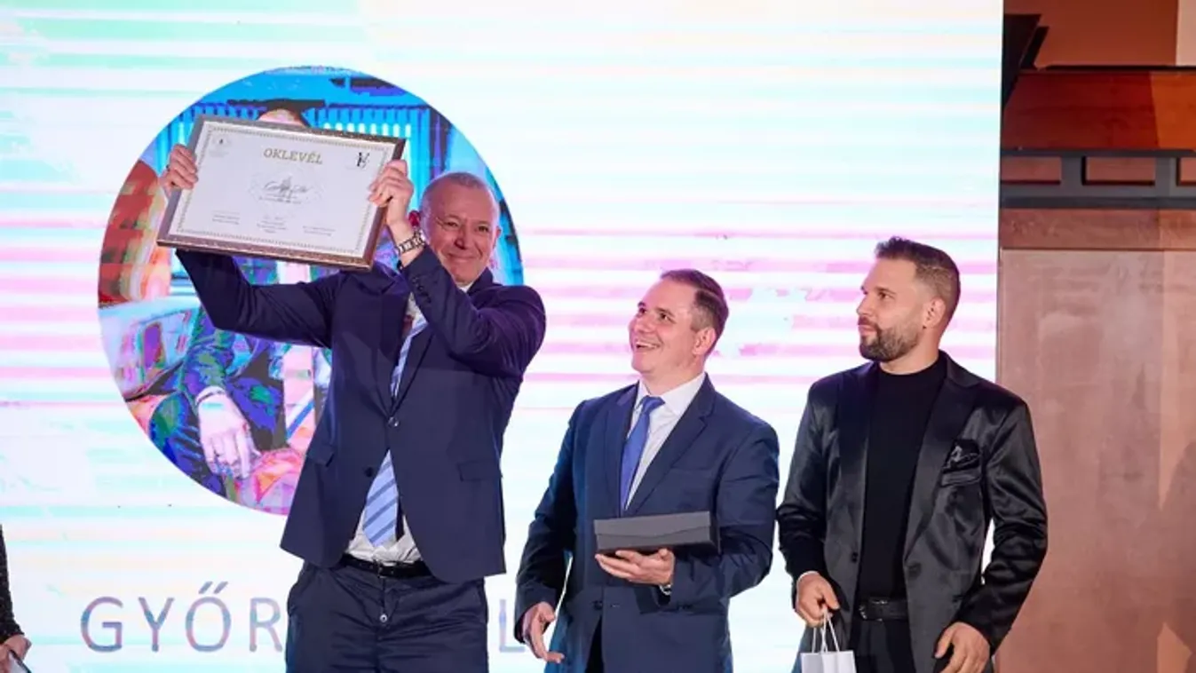 Győrfi Pál is kitüntetést kapott karitatív munkája elismerésként