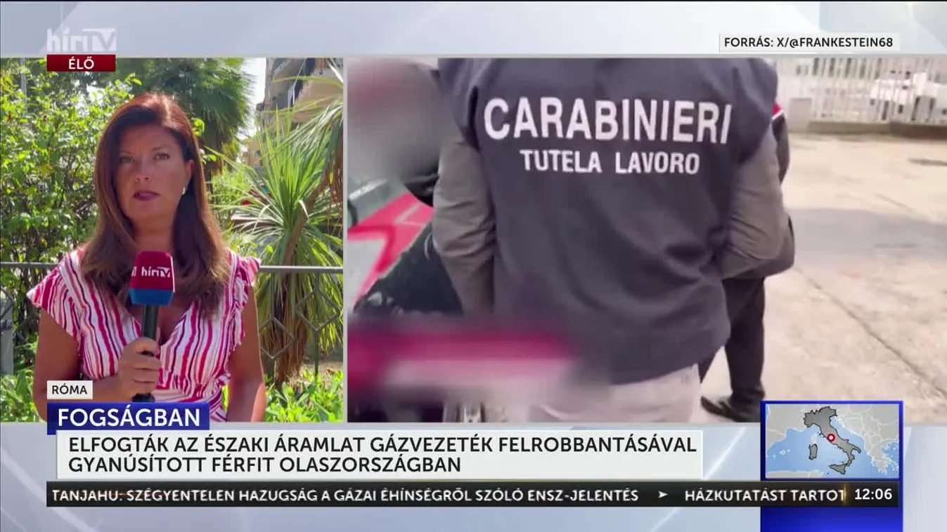 Olaszországban fogták el az Északi Áramlat gázvezeték felrobbanásával gyanúsított ukrán férfit + videó